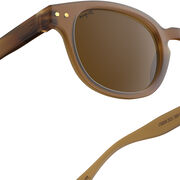 Magritte brown pipe sunglasses